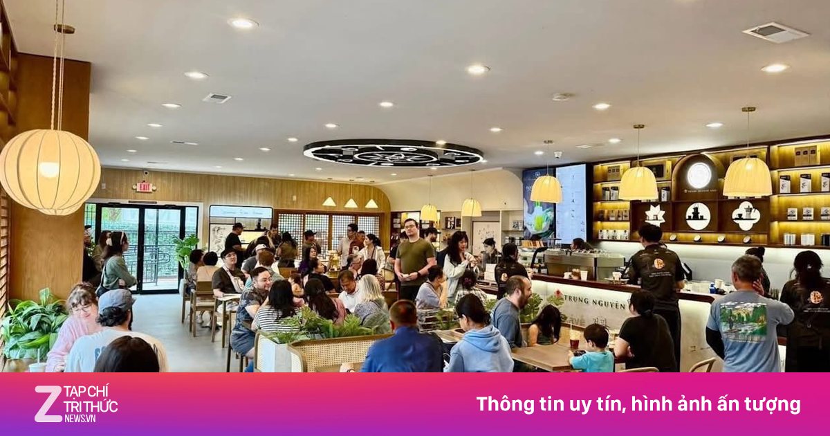 Hệ thống quán Trung Nguyên Legend phát triển, giữ vị thế hàng đầu