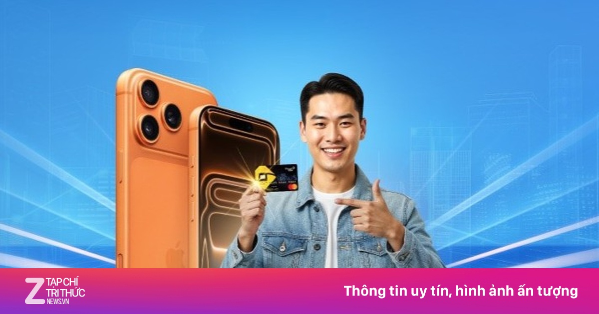 Chủ thẻ tín dụng PVcomBank mua iPhone 17 được giảm 1,5 triệu đồng