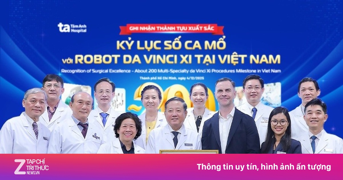 Việt Nam có kỷ lục mới về phẫu thuật bằng robot hiện đại bậc nhất