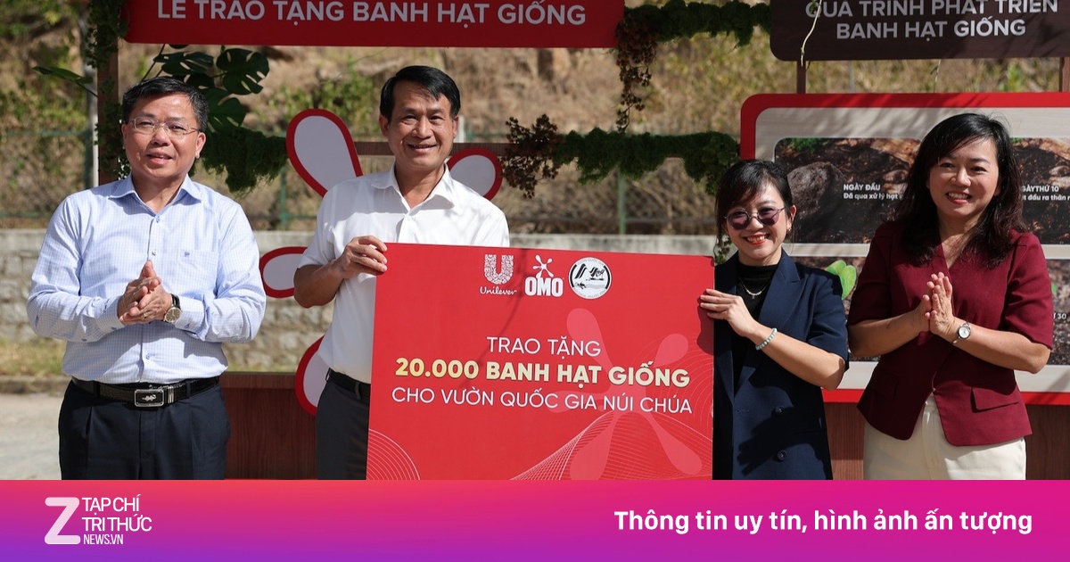 OMO viết tiếp hành trình 1 triệu cây từ Núi Chúa đến khắp Việt Nam