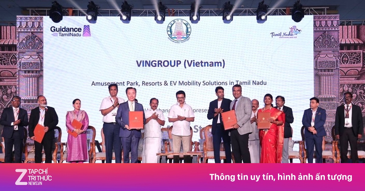 Vingroup ký kết biên bản ghi nhớ với bang Tamil Nadu, Ấn Độ
