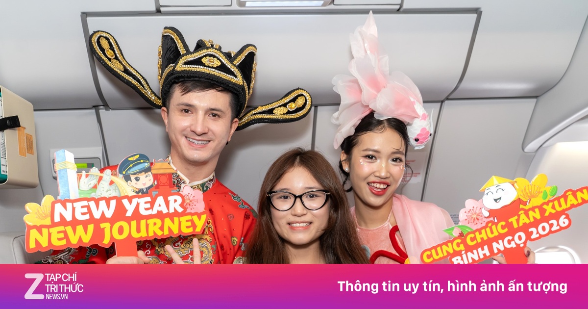Vietjet Đón Ông Công, Ông Táo Trên Chuyến Bay Ngập Tràn Không Khí Tết