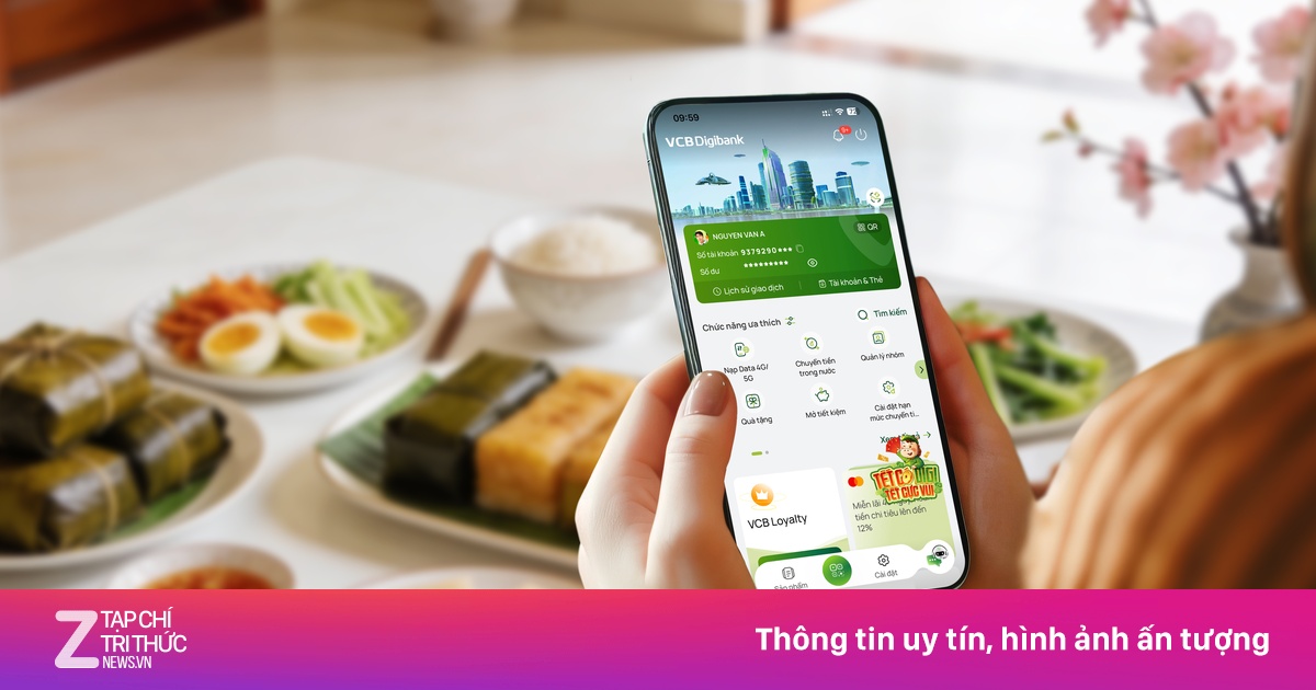 Cơ hội nhận 10 chỉ vàng khi giao dịch trên ứng dụng VCB Digibank