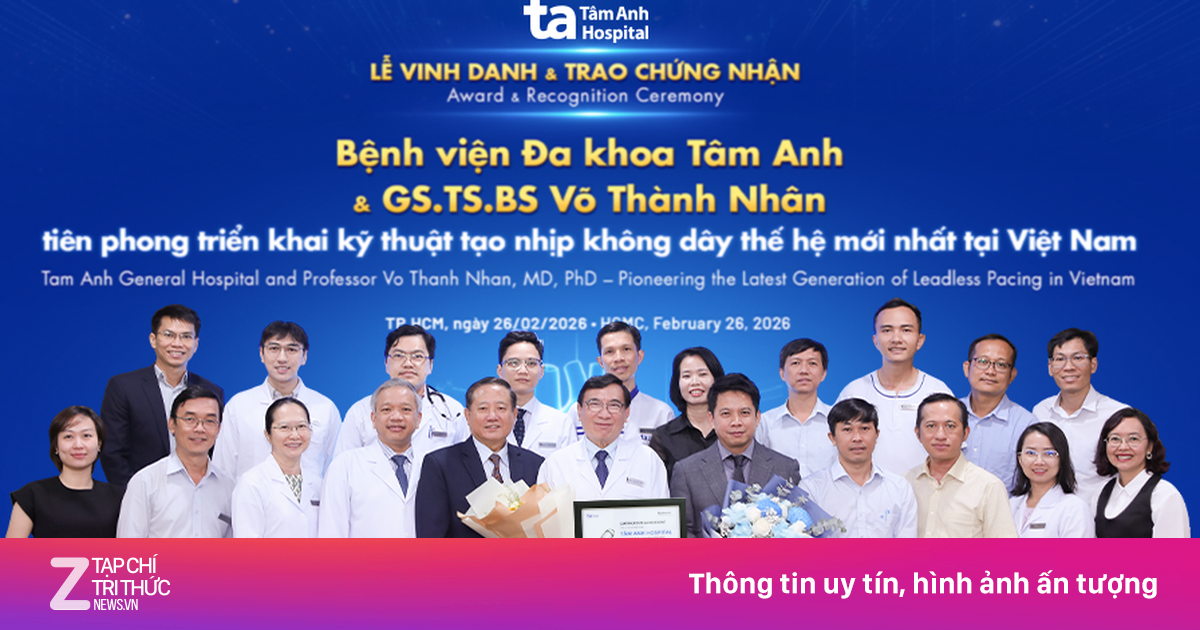 Bệnh viện đầu tiên tại Việt Nam cấy máy tạo nhịp không dây thế hệ mới