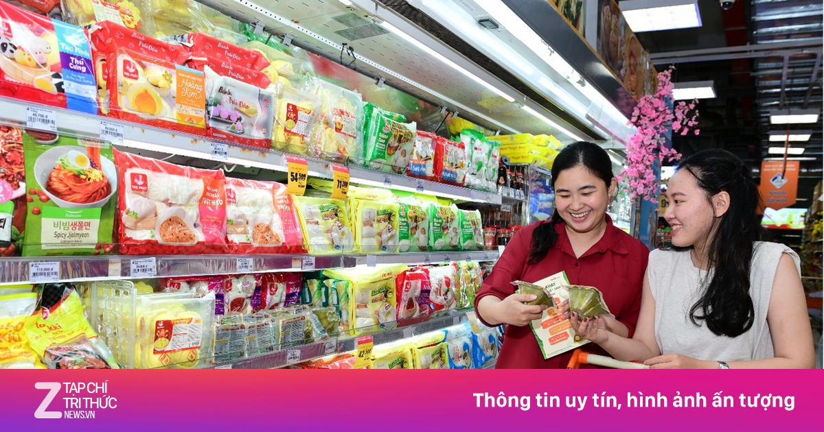 Bánh giò khay Thọ Phát chinh phục thực khách tại siêu thị