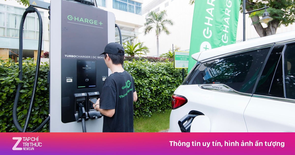 Grab kết nối mạng lưới trạm sạc, tăng tiện ích cho tài xế xe điện