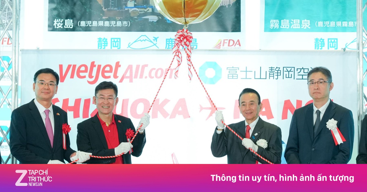Vietjet khai trương đường bay thẳng Hà Nội - Shizuoka, kết nối Việt Nam - Nhật Bản