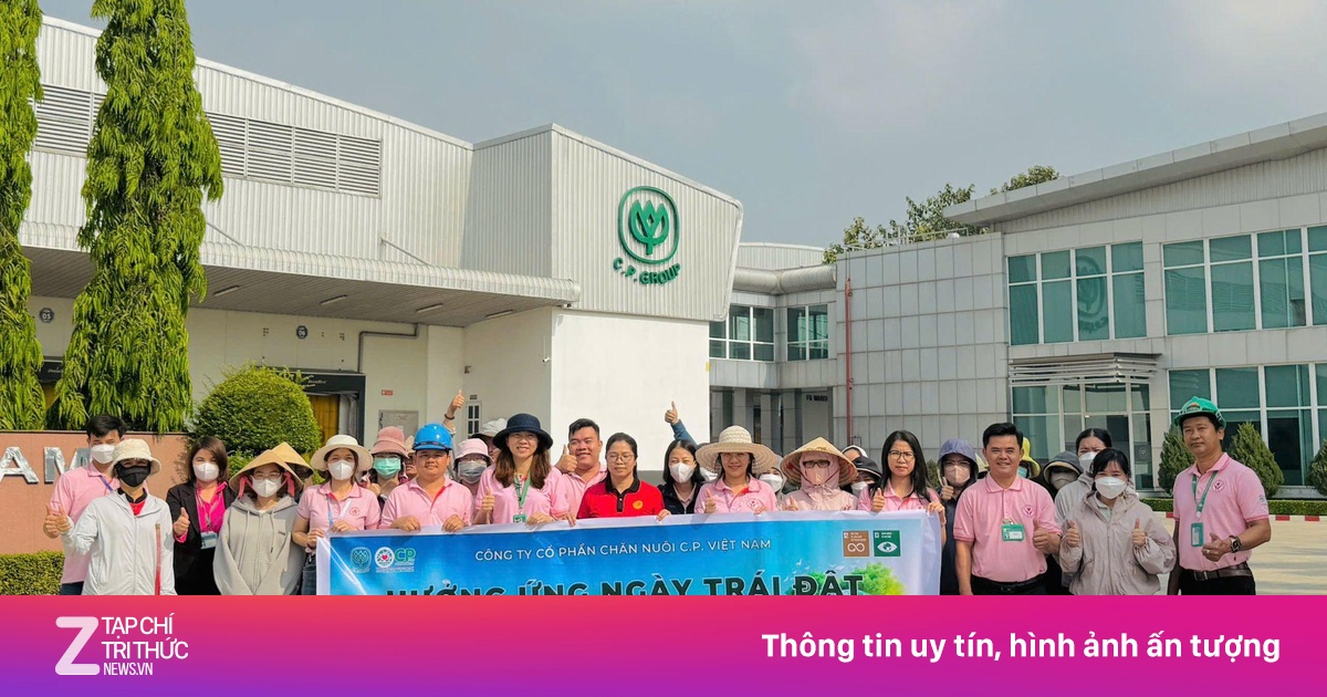 C.P. VN hưởng ứng Ngày Trái Đất với hoạt động làm sạch môi trường