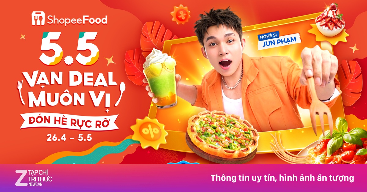 Đón hè no nê quên lối về với ShopeeFood '5.5 vạn deal muôn vị'