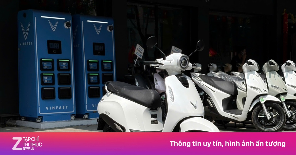 Xe máy điện VinFast thu hút người dùng nhờ lợi thế tủ đổi pin