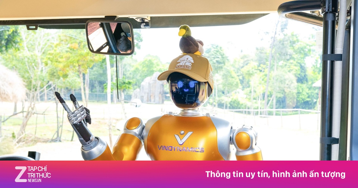 Robot hình người Dyno của VinDynamics thử nghiệm thực tế tại Vinpearl Safari Phú Quốc