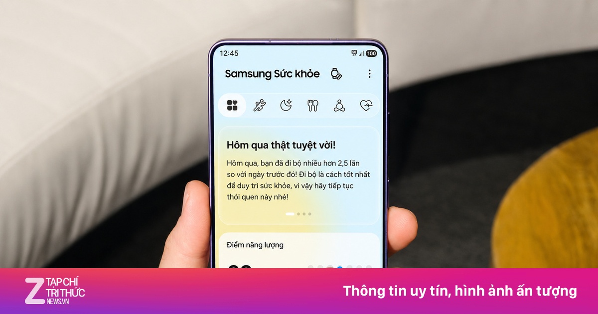Khi Galaxy AI trở thành 'HLV sức khỏe' 24/7 của dân văn phòng