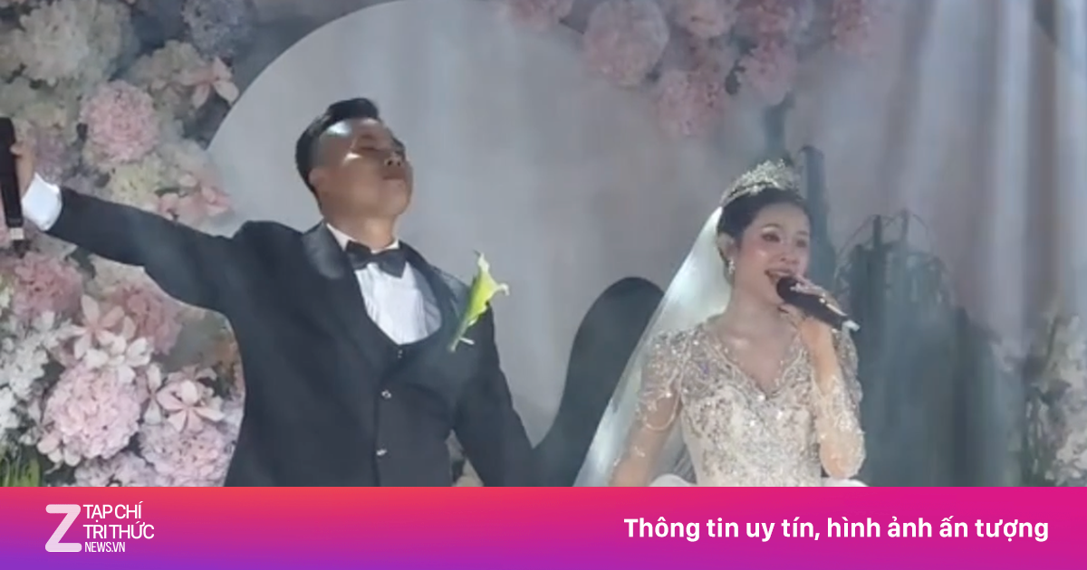 Video cô dâu chú rể gây sốt khi hát 'Nơi gió lên' hay như nuốt đĩa
