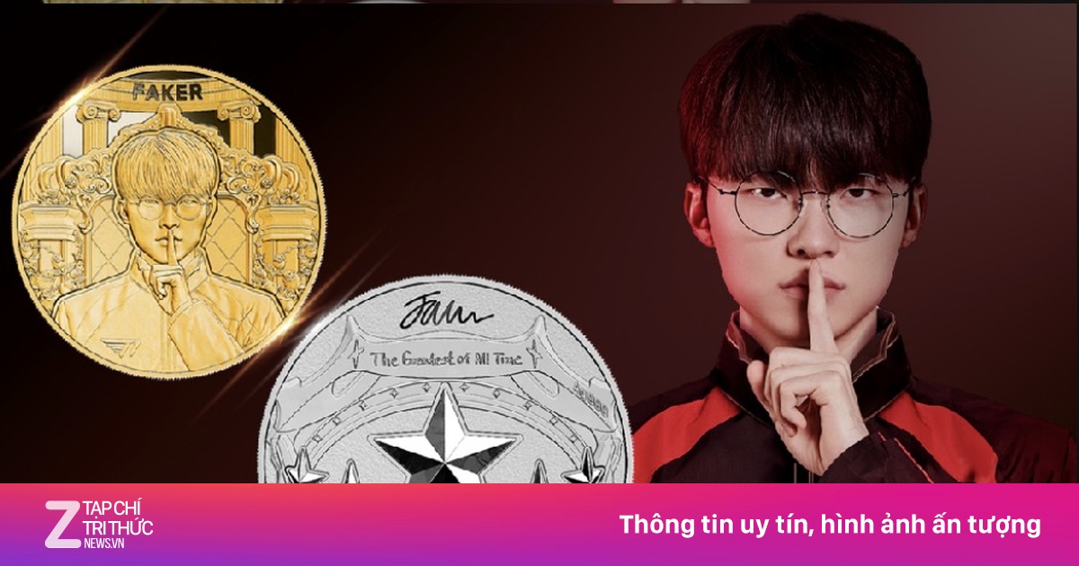Xưởng đúc tiền Hàn Quốc làm ‘Huy chương Faker’