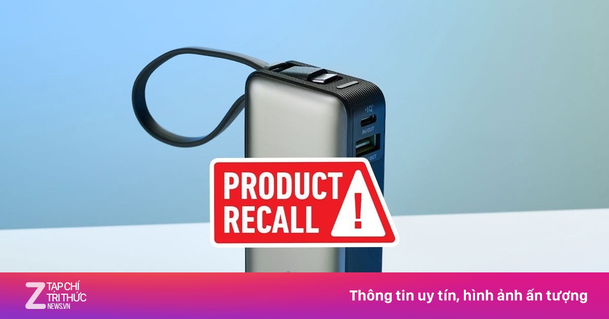 Anker thu hồi gần 31.000 sạc dự phòng ở Việt Nam