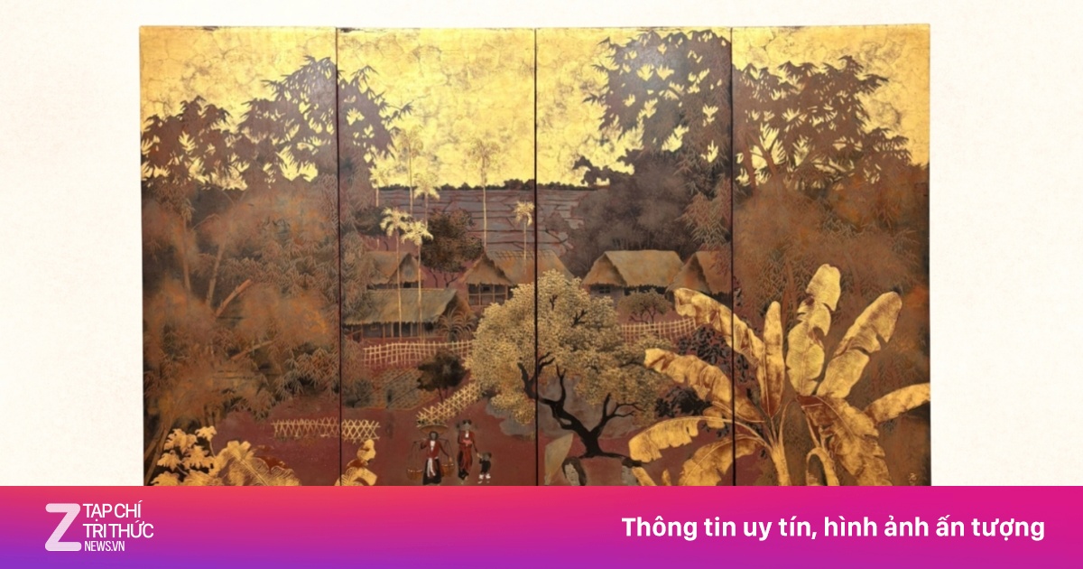 Bộ đôi sơn mài Việt Nam hơn 1 triệu euro gây chú ý ở Pháp