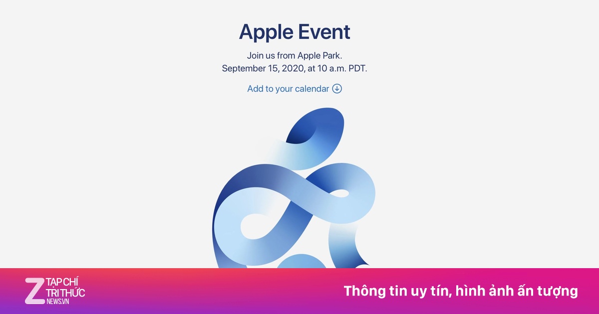 iPad, Apple Watch mới sẽ ra mắt vào 16/9 - Công nghệ - ZNEWS.VN