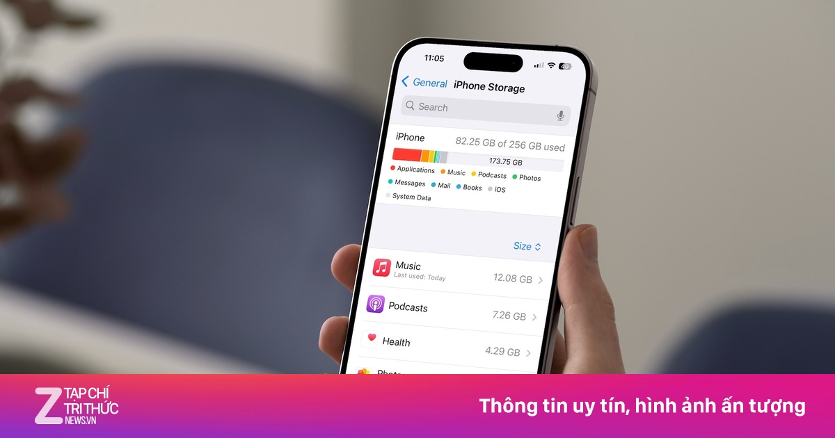 n lc iPhone b dung lng 128 GB? | Znews.vn