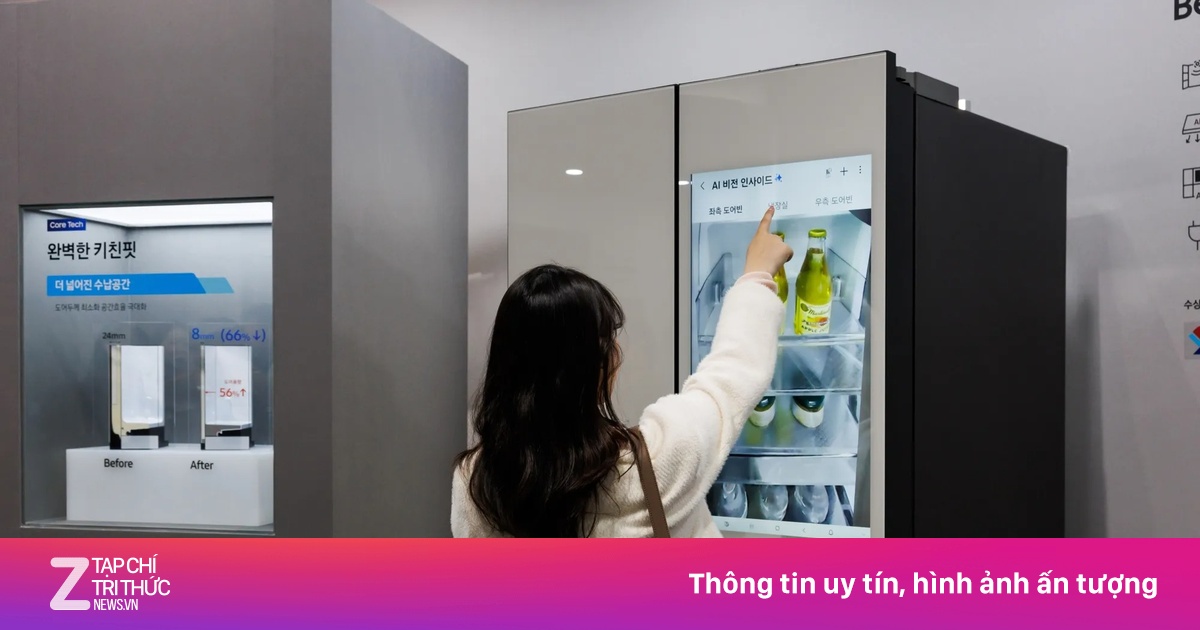 Tủ lạnh Samsung có tính năng tìm điện thoại bị mất