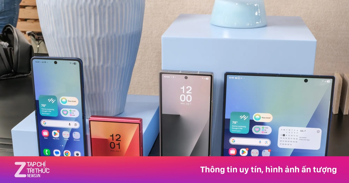 Samsung làm mỏng smartphone gập, mang AI lên đồng hồ