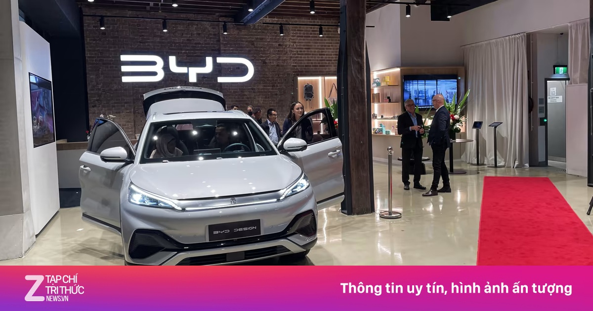 BYD sẽ trực tiếp phân phối xe tại Australia