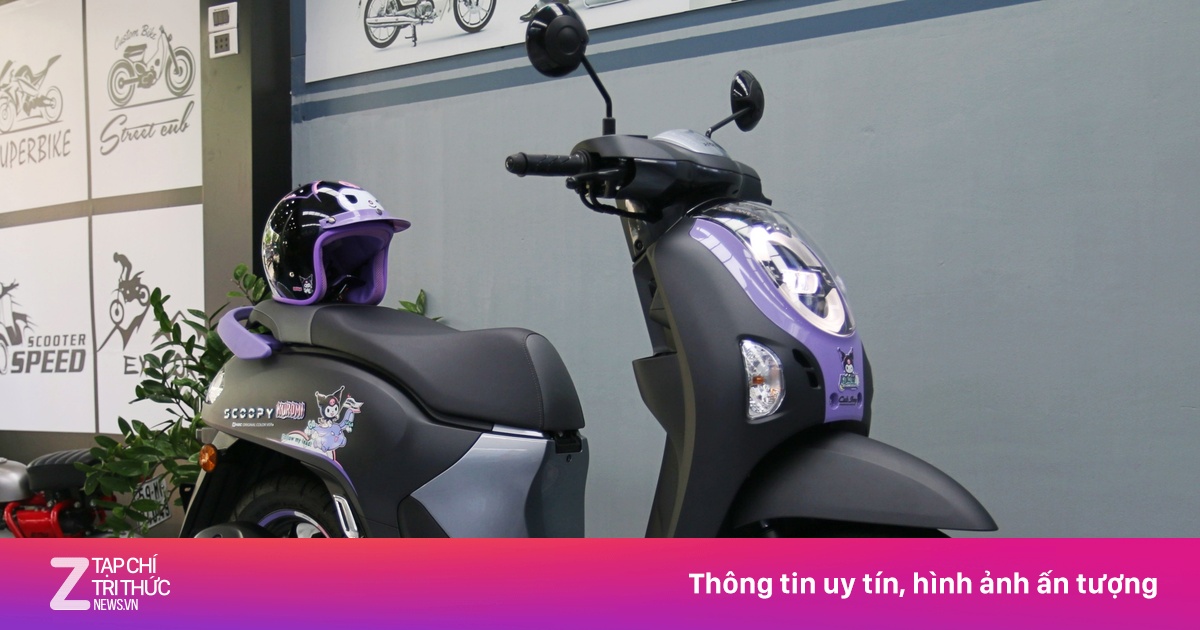 Honda Scoopy Kuromi - xe ga sản xuất giới hạn chỉ 2.000 chiếc