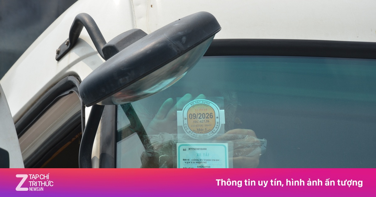 Sẽ bỏ dán tem kiểm định trên kính lái ôtô