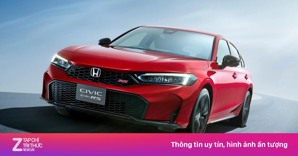Honda Civic RS Hybrid mới loại bỏ cần số