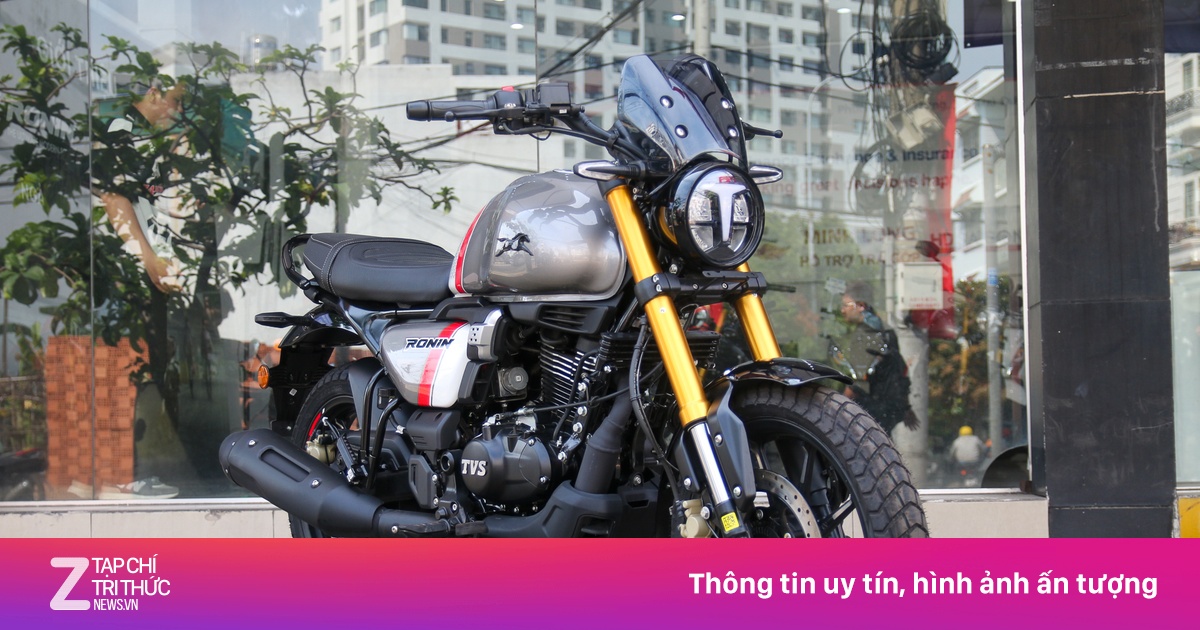 Cận cảnh TVS Ronin 225 - môtô Ấn Độ nhập tư nhân giá 73 triệu đồng
