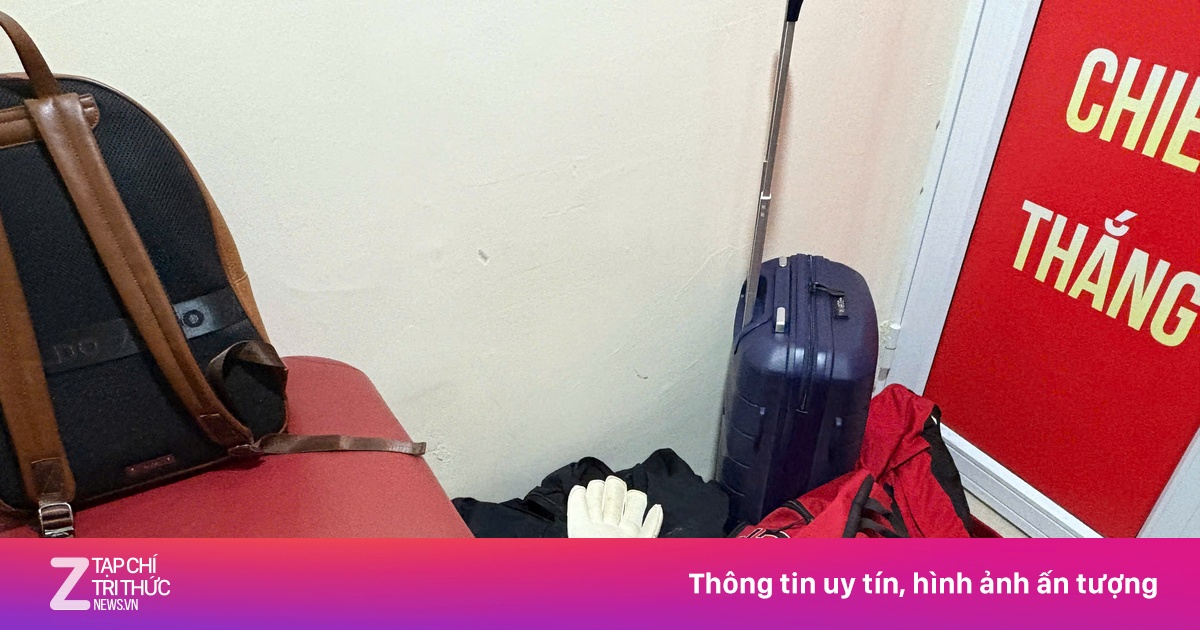 Trang thiết bị của CLB Thể Công Viettel phải xếp ở hành lang