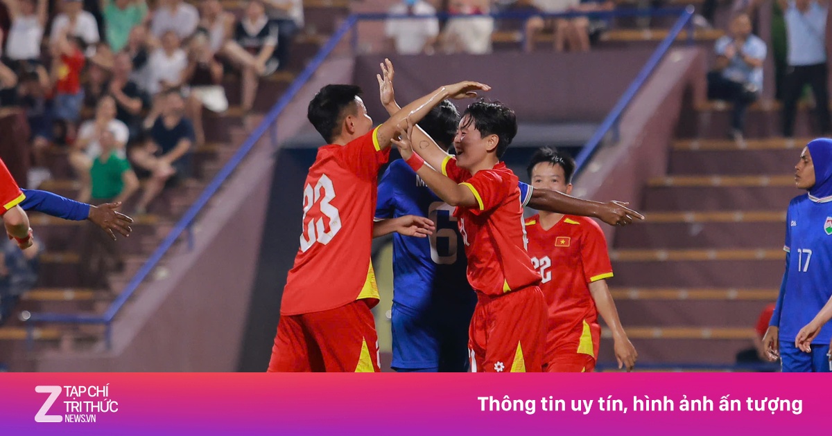 Tuyển nữ Việt Nam thắng đậm trận ra quân vòng loại Asian Cup 2026
