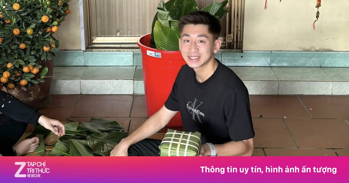 Nguyễn Nhật Minh: Ngày Valentine đặc biệt bên gia đình gói bánh chưng