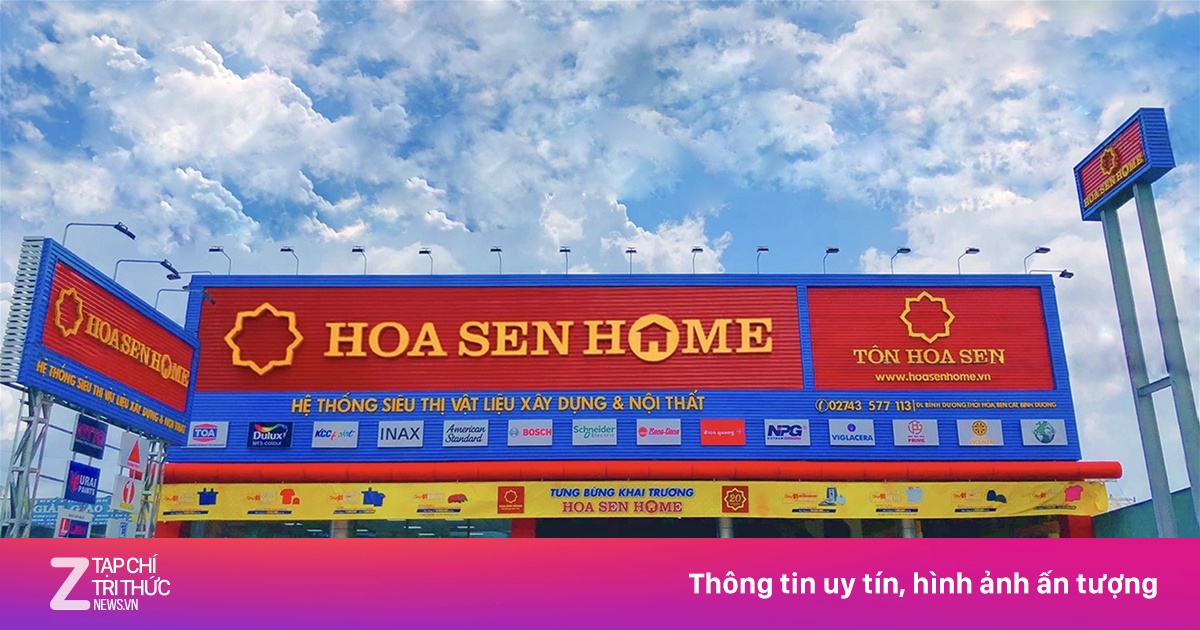 Hoa Sen lập công ty nghìn tỷ nắm vốn chuỗi cửa hàng vật liệu xây dựng