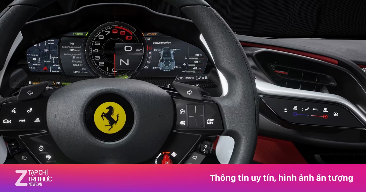 Ferrari thừa nhận phím cảm ứng trên ôtô là sai lầm