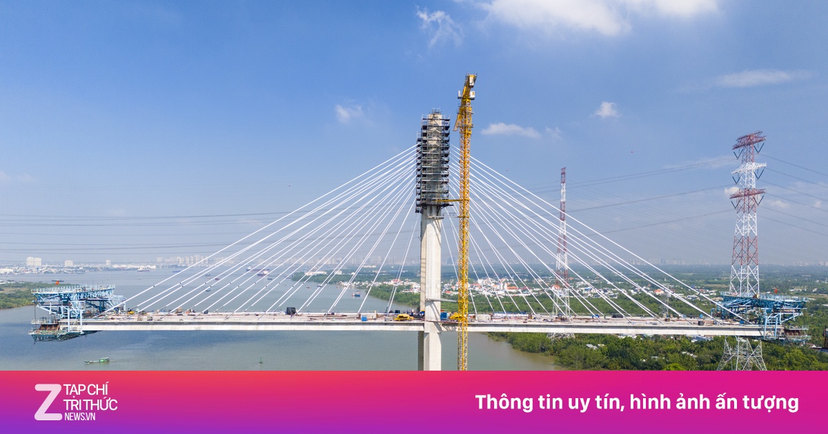 Video ghi lại quá trình thi công cầu Phước Khánh Đa, 1.114 bộ cáp dây vang