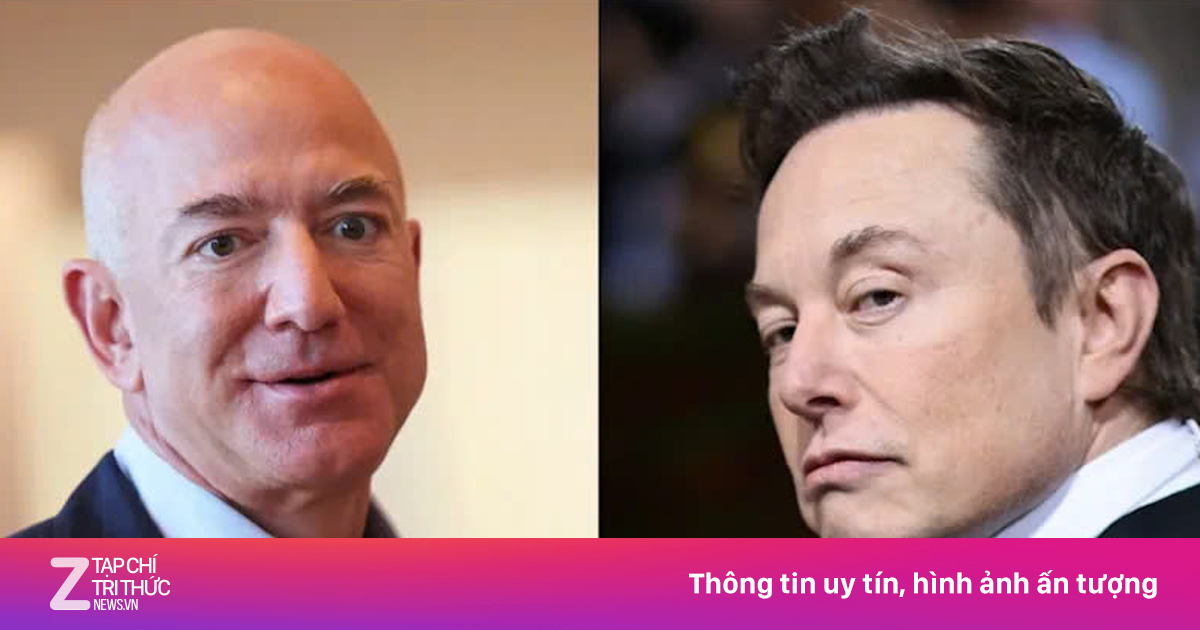 Phong cách trái ngược của 2 'bá chủ không gian' Elon Musk, Jeff Bezos