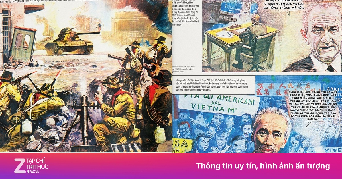 Sách tranh của Italy về Chủ tịch Hồ Chí Minh