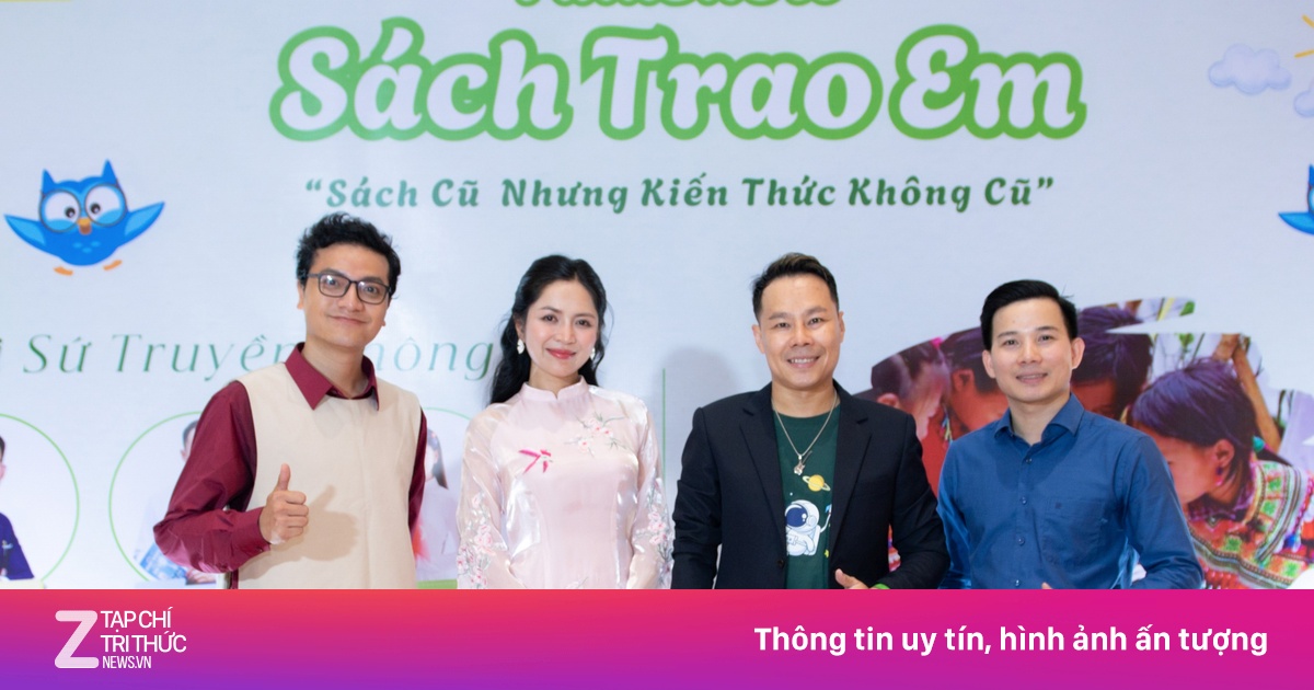 'Sách trao em' xây thư viện, đưa tập sách đến tay học sinh miền núi