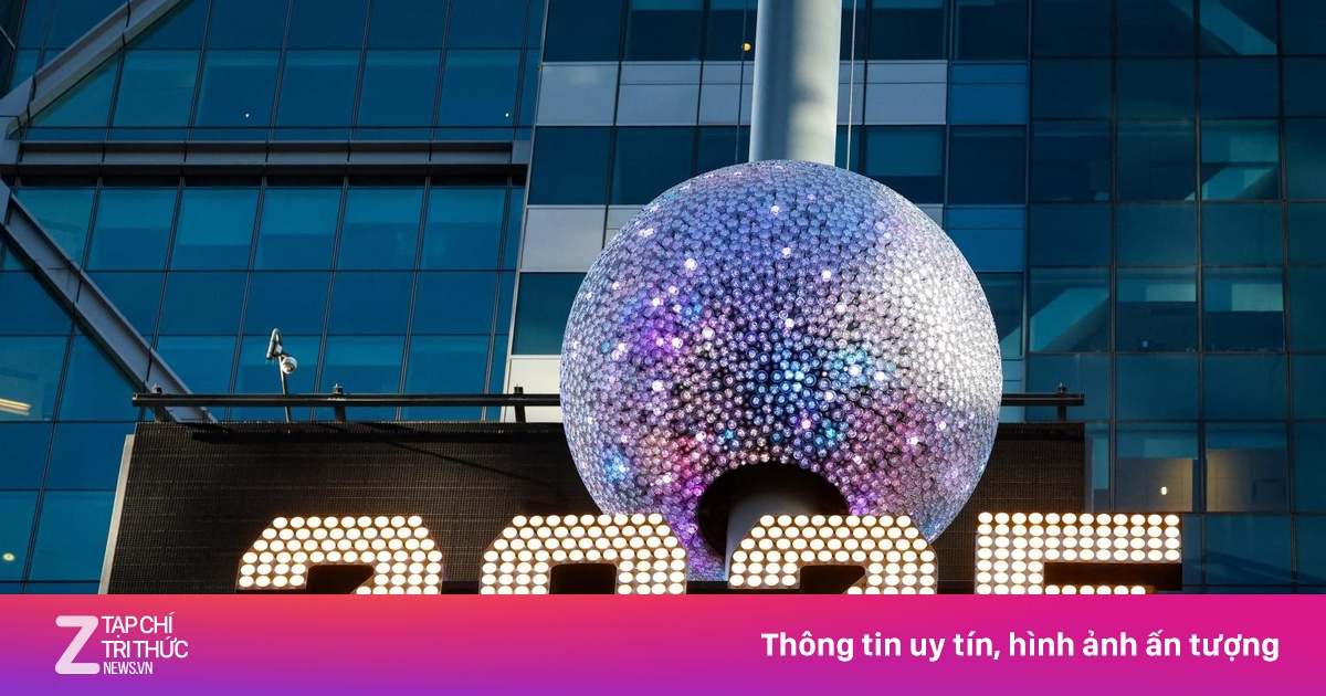 Quả cầu đón giao thừa lớn chưa từng thấy ở Quảng trường Thời đại