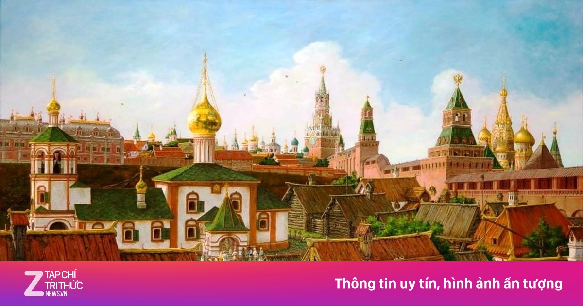 Những mái vòm thếp vàng ở Moskva thế kỷ 17