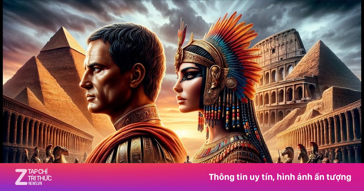 Ceasar lao vào cuộc chiến với người Ai cập để bảo vệ Cleopatra