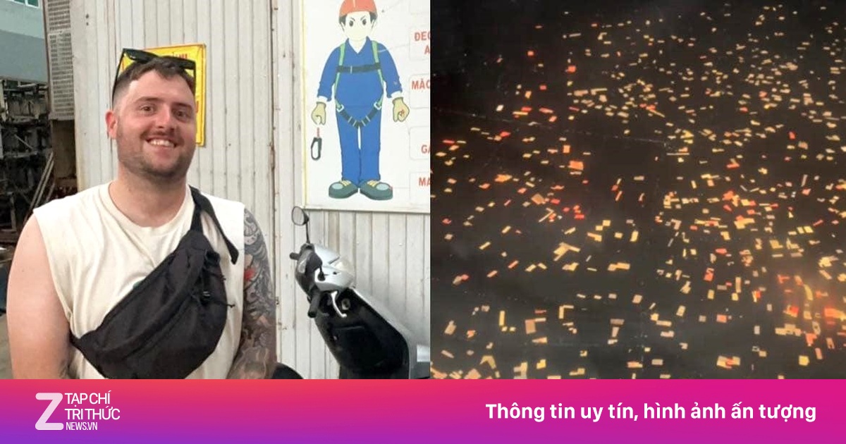 Khách Tây nhìn cảnh 'như giấy màu' từ cửa sổ máy bay qua Việt Nam