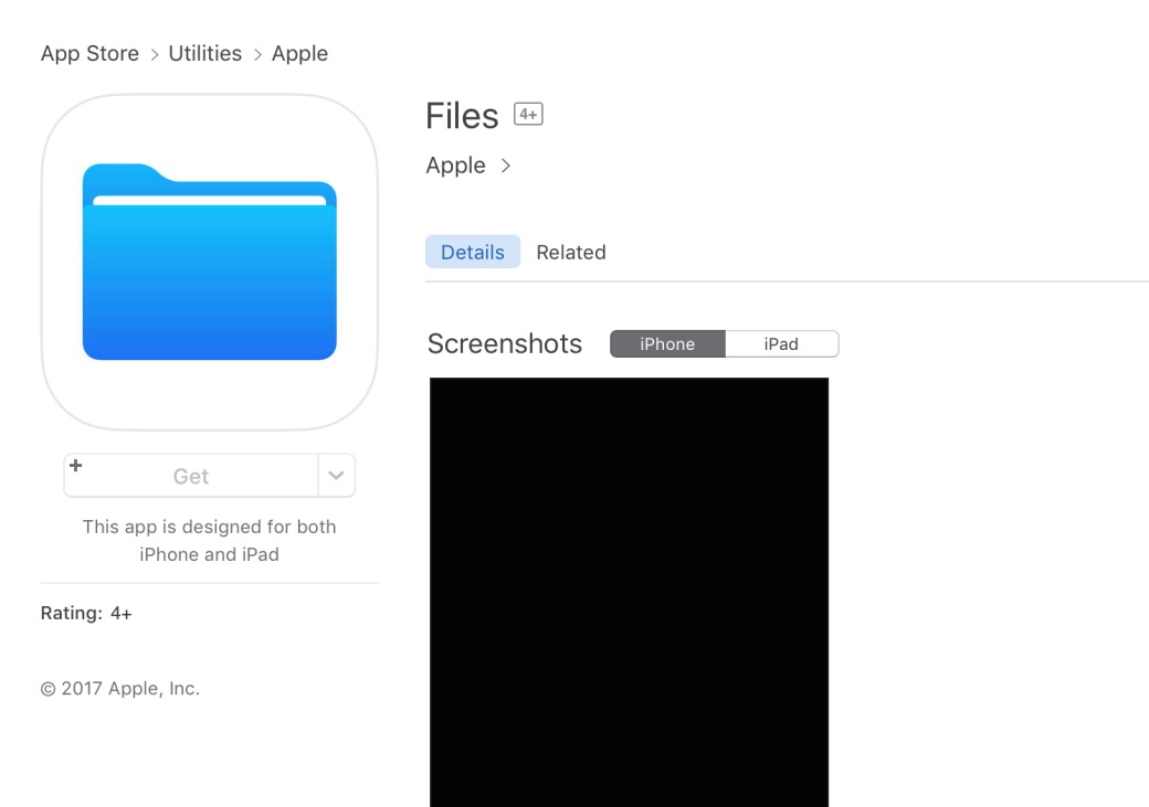 Ung dung Files cho iOS 11 anh 1