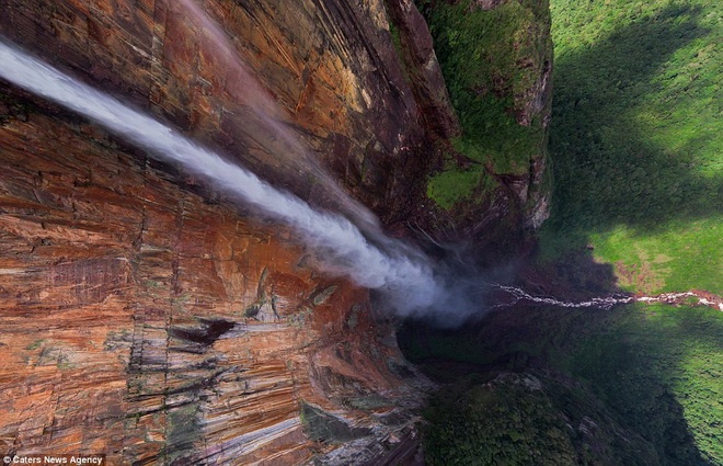 Thác Angel ở Venezuela.