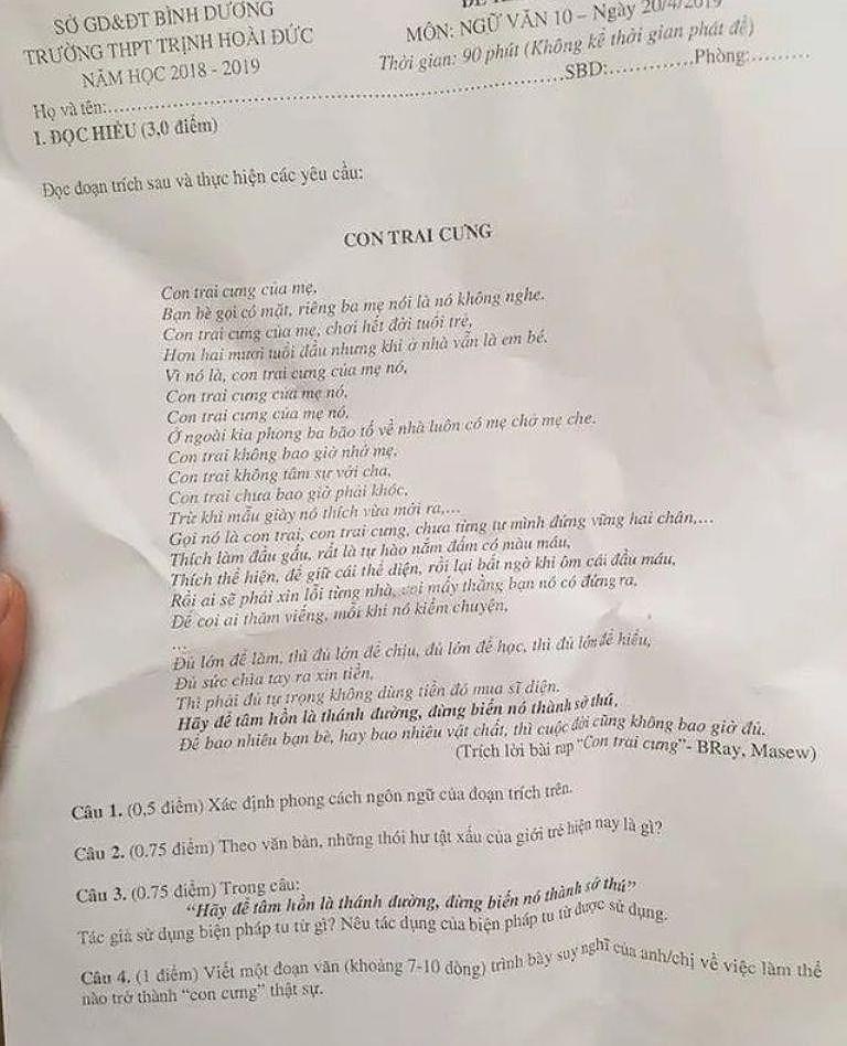 de van gay tranh cai anh 1