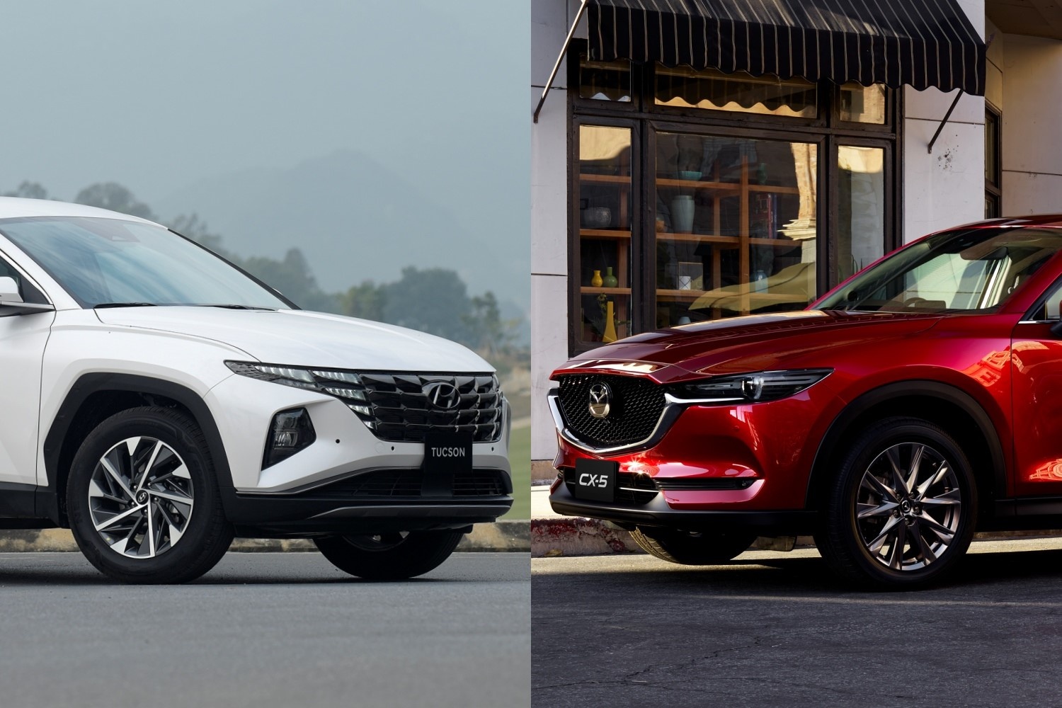 Chon Hyundai Tucson hay Mazda CX-5 anh 1