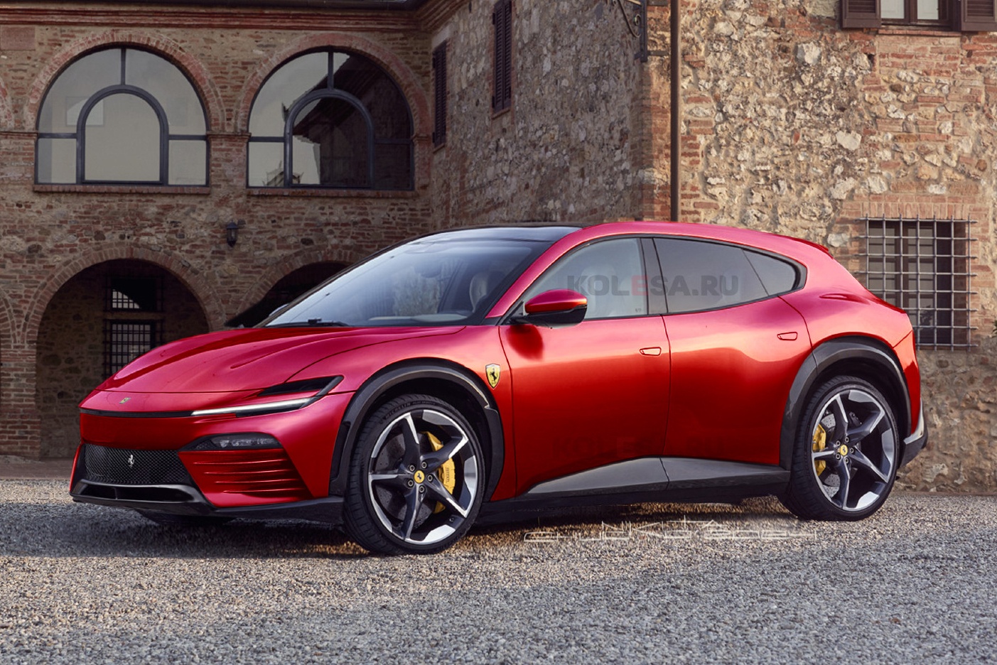 sieu xe dien Ferrari anh 1
