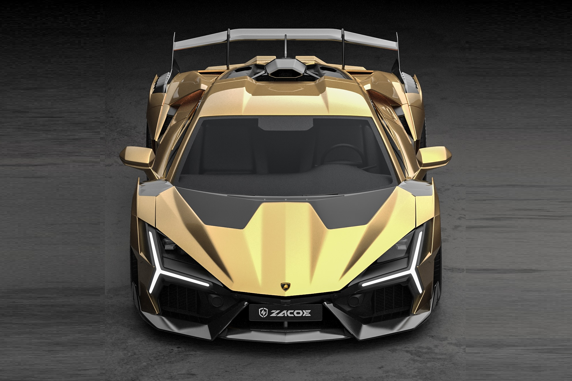 Zacoe nâng cấp Lamborghini Revuelto: Carbon thân rộng, khí động học tối ưu hơn