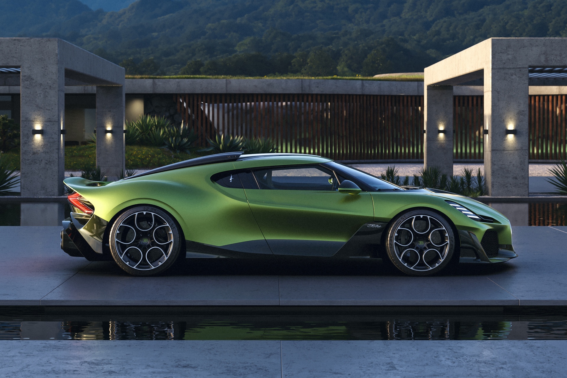 bugatti,  Brouillard,  chiron,  w16 mistral,  w16,  dong co w16,  sieu xe,  hypercar,  bugatti brouillard anh 6