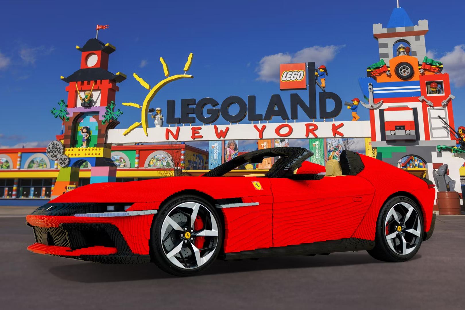 ferrari,  12cilindri,  12cilindri spider,  lego,  legoland,  mo hinh,  sieu xe anh 12